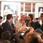 دیدار تاجگردون با مردم روستای شمس عرب