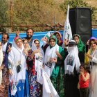 همایش باشکوه روستای چاه تلخ با حضور طایفه غیور باباامیرشیخی در حمایت از تاجگردون