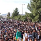 نطق انتخاباتی تاجگردون در باشت با حضور پرشور مردم