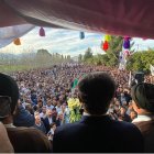 نطق انتخاباتی تاجگردون در باشت با حضور پرشور مردم