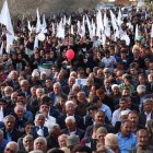 نطق انتخاباتی تاجگردون در باشت با حضور پرشور مردم