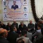 دیدارهای تاجگردون با تیره ددکه‌ای، خانواده نصیری و تیره دیزگانی از ایل بزرگ قشقایی