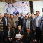 دیدارهای تاجگردون با تیره ددکه‌ای، خانواده نصیری و تیره دیزگانی از ایل بزرگ قشقایی