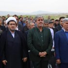 کلنگ‌زنی طرح انتقال آب از سد چم‌شیر به زمین‌های دیم منطقه گچساران