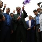 کلنگ‌زنی طرح انتقال آب از سد چم‌شیر به زمین‌های دیم منطقه گچساران