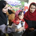 گزارش تصویری حضور تاجگردون در جمع بانوان باوی