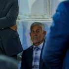 حضور غلامرضا تاجگردون در جمع صمیمی کارمندان ادارات و بانکهای گچساران