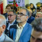 حضور غلامرضا تاجگردون در جمع صمیمی کارمندان ادارات و بانکهای گچساران