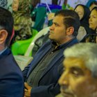 حضور غلامرضا تاجگردون در جمع صمیمی کارمندان ادارات و بانکهای گچساران