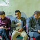 حضور غلامرضا تاجگردون در جمع صمیمی کارمندان ادارات و بانکهای گچساران