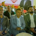 حضور غلامرضا تاجگردون در جمع صمیمی کارمندان ادارات و بانکهای گچساران