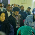 حضور غلامرضا تاجگردون در جمع صمیمی کارمندان ادارات و بانکهای گچساران