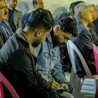 حضور غلامرضا تاجگردون در جمع صمیمی کارمندان ادارات و بانکهای گچساران