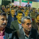 حضور غلامرضا تاجگردون در جمع صمیمی کارمندان ادارات و بانکهای گچساران