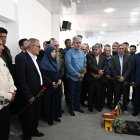 افتتاح پست برق ۱۳۲ کیلو ولت باشت با حضور معاون رئیس جمهور و غلام‌رضا تاجگردون