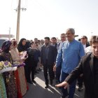 افتتاح پست برق ۱۳۲ کیلو ولت باشت با حضور معاون رئیس جمهور و غلام‌رضا تاجگردون