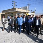 افتتاح پست برق ۱۳۲ کیلو ولت باشت با حضور معاون رئیس جمهور و غلام‌رضا تاجگردون