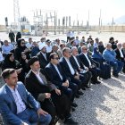 افتتاح پست برق ۱۳۲ کیلو ولت باشت با حضور معاون رئیس جمهور و غلام‌رضا تاجگردون