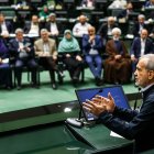 گزارش تصویری حضور رئیس‌جمهور و کابینه در جلسه غیرعلنی مجلس