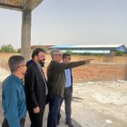 بازدید تاجگردون از پروژه پارک دریاچه مصنوعی گچساران