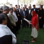 حضور اعضاء کمیسیون برنامه و بودجه در گلزار شهداء میناب