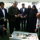 حضور اعضاء کمیسیون برنامه و بودجه در گلزار شهداء میناب