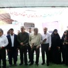 حضور اعضاء کمیسیون برنامه و بودجه در گلزار شهداء میناب