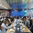 نشست مشترک شورای اداری میناب و اعضاء کمیسیون برنامه و بودجه
