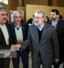 حضور علی لاریجانی در جلسه کمیسیون تلفیق بودجه ۹۶