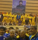 حضور غلامرضا تاجگردون در مسابقه فوتسال یادبود مرحوم سینا جهان‌پناه و شهدای گچساران و باشت