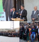 دیدار غلامرضا تاجگردون با مردم بویراحمد گرمسیری در روستای نازمکان