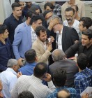 حضور غلامرضا تاجگردون در جمع سادات امامزاده شاه‌زینعلی