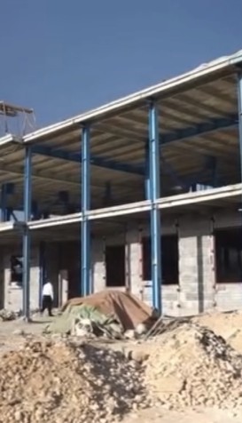 عملیات احداث مدرسه جدید روستای سربیشه گچساران