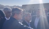 بازدید میدانی غلامرضا تاجگردون و مدیر شرکت زیرساخت از پروژه‌های راهسازی گچساران