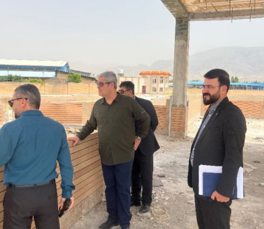 بازدید تاجگردون از پروژه پارک دریاچه مصنوعی گچساران