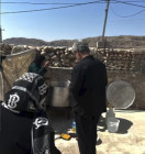بازدید میدانی تاجگردون از روستای انجیرسیاه به منظور بررسی مشکل آب شرب