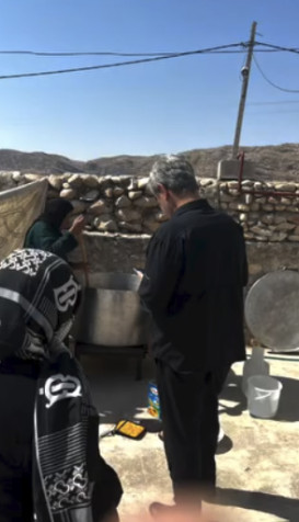 بازدید میدانی تاجگردون از روستای انجیرسیاه به منظور بررسی مشکل آب شرب