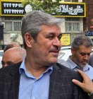 تاجگردون در میان مردم و صف رای  انتخابات ریاست جمهوری