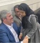 دیدار غلام‌رضا تاج‌گردون با خانواده شهید حمزه جهاندیده