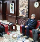 دیدار غلام‌رضا تاج‌گردون به همراه استاندار و جمعی از مدیران استانی با وزیر راه و شهرسازی