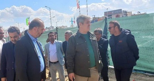 بازدید غلامرضا تاجگردون از پروژههای شهری دوگنبدان