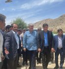 بازدید غلام‌رضا تاجگردون با همراهی معاون دهیاری‌های کشور از روستاهای گچساران و باشت