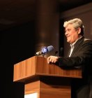 حضور غلام‌رضا تاجگردون در جمع اساتید دانشگاه یاسوج به مناسبت روز معلم