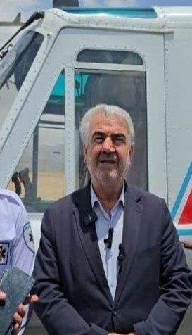 بالگرد فوریت های امداد هوایی گچساران پس از 5 سال وقفه با تلاش ها و پیگیریهای غلامرضا تاجگردون آماده امدادرسانی شد