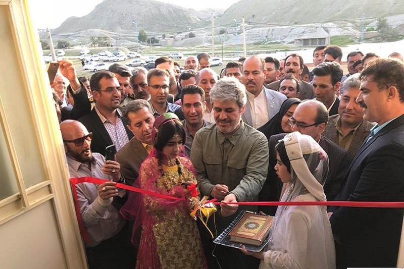 افتتاح سالن ورزشی چندمنظوره روستای باباكلان در شهرستان گچساران