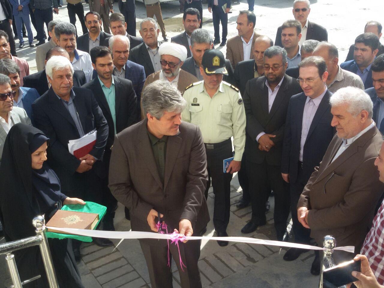 افتتاح سالن اجتماعات فرمانداری گچساران با حضور غلامرضا تاجگردون