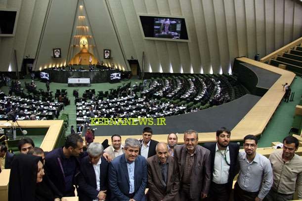 تاجگردون میزبان خبرنگاران گچسارانی در مجلس شورای اسلامی
