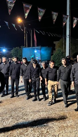 حضور غلامرضا تاجگردون در هیأتهای عزاداری شبهای تاسوعا و عاشورا در گچساران و باشت