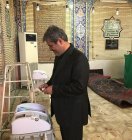 غلامرضا تاجگردون با حضور در حسینیه بیت‌العباس دوگنبدان در دوازدهمین دوره انتخابات ریاست جمهوری رای خود را به صندوق انداخت