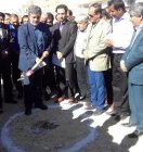 کلنگ‌زنی طرح گازرسانی به روستای مارین با حضور تاجگردون